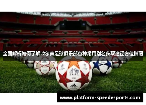 全面解析如何了解波尔蒂足球俱乐部各种常用别名获取途径方位指南 全面解析如何了解波尔蒂足球俱乐部各种常用别名获取途径方位指南